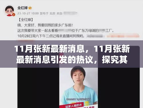 11月張新最新消息引熱議，探究背后的影響與觀點(diǎn)分歧