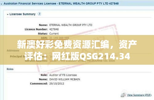 新澳好彩免費資源匯編，資產(chǎn)評估：網(wǎng)紅版QSG214.34
