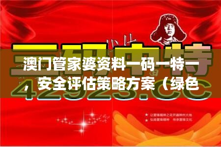 澳門管家婆資料一碼一特一，安全評(píng)估策略方案（綠色版）JMC772.39