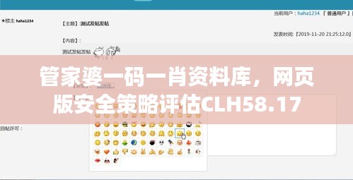 管家婆一碼一肖資料庫，網(wǎng)頁版安全策略評估CLH58.17