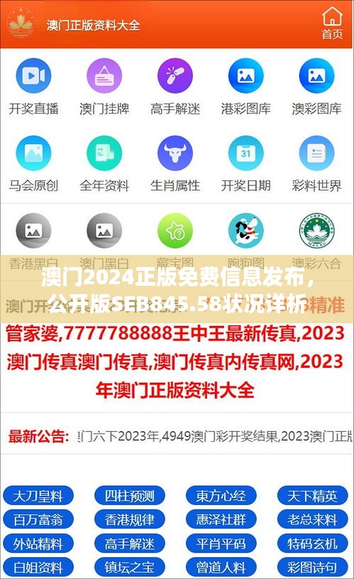 澳門2024正版免費(fèi)信息發(fā)布，公開版SEB845.58狀況詳析