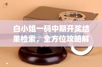 白小姐一碼中期開獎(jiǎng)結(jié)果檢索，全方位攻略解讀_IMH650.63開放版