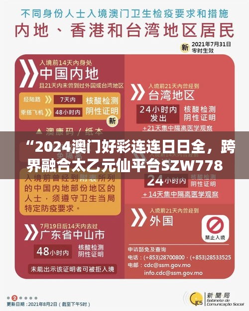“2024澳門(mén)好彩連連日日全，跨界融合太乙元仙平臺(tái)SZW778.54”