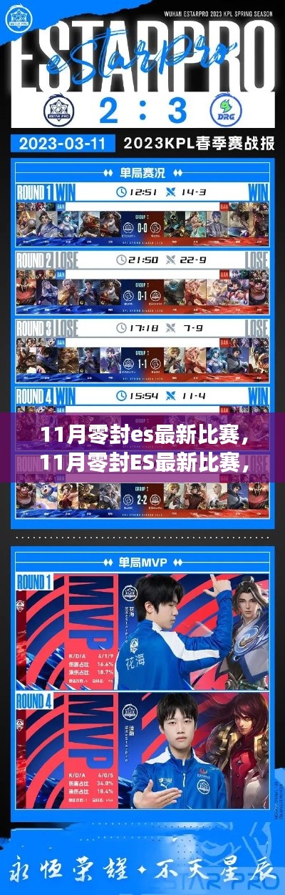 11月零封ES最新比賽，賽場焦點與精彩瞬間回顧