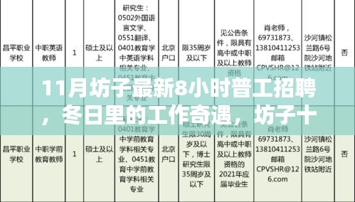 坊子十一月普工招聘，八小時日常的工作奇遇