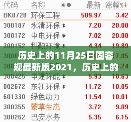 歷史上的11月25日固容規(guī)最新版2021，全面評測與詳細介紹