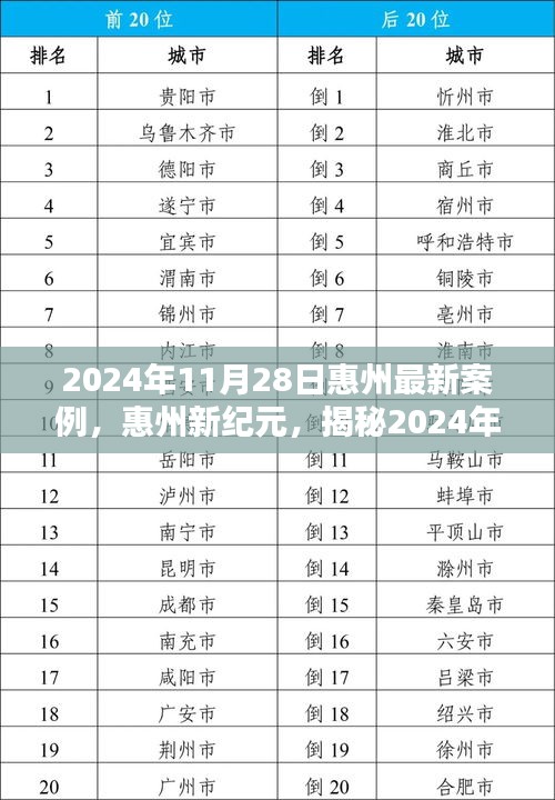 揭秘惠州新紀(jì)元，最新案例背景與影響深度解析（2024年11月28日）
