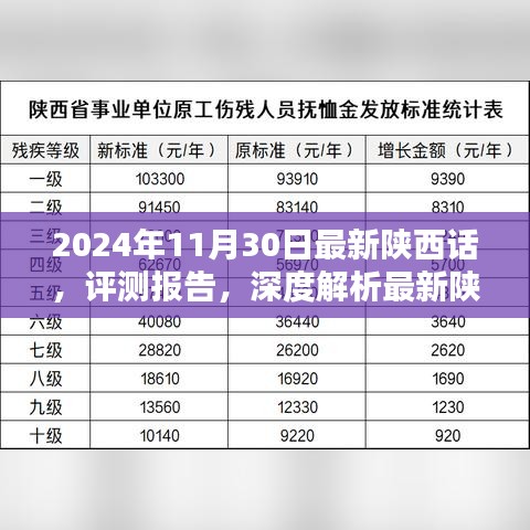 深度評(píng)測(cè)報(bào)告，最新陜西話特性與使用體驗(yàn)——2024年11月30日版