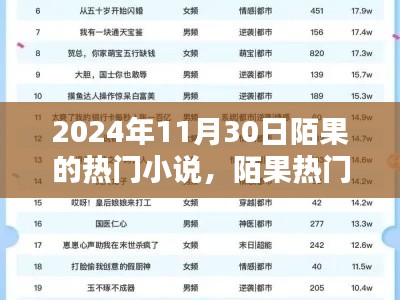 陌果熱門小說系列，探尋文學(xué)新星，聚焦2024年11月30日陌果小說熱潮