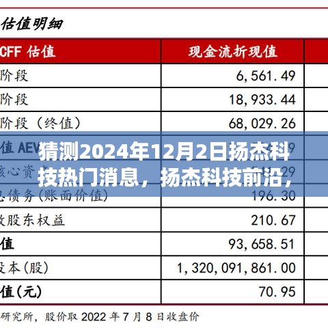 揚杰科技前瞻，預測與全面評測，揭秘2024年12月2日熱門消息動態(tài)