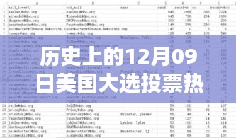 美國(guó)大選投票熱門數(shù)據(jù)深度解析，歷史上的十二月九日回顧與解析