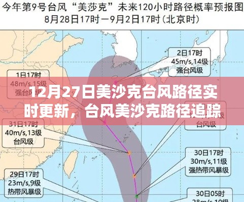 臺(tái)風(fēng)美沙克路徑實(shí)時(shí)更新，最新動(dòng)態(tài)、影響分析及追蹤報(bào)道（12月27日）