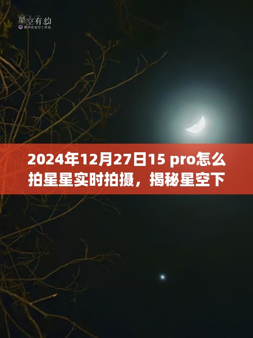 揭秘星空下的寶藏，如何在iPhone 15 Pro上拍攝星空實時影像，星跡攝影館之旅