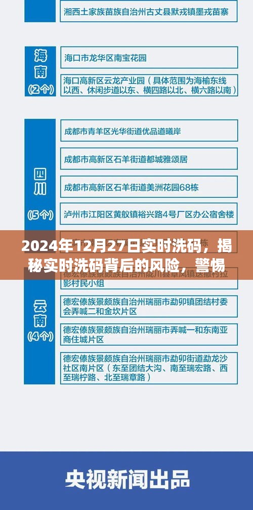 揭秘實(shí)時洗碼背后的風(fēng)險，警惕違法犯罪行為（實(shí)時洗碼資訊，日期，2024年12月27日）