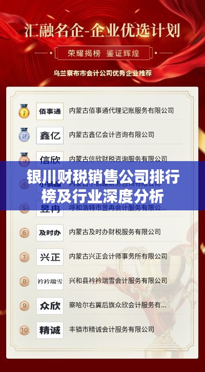 銀川財稅銷售公司排行榜及行業(yè)深度分析