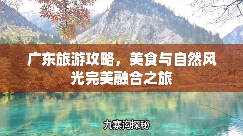 廣東旅游攻略，美食與自然風光完美融合之旅