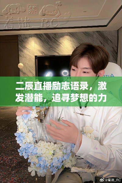 二辰直播勵志語錄，激發(fā)潛能，追尋夢想的力量