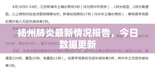 揚(yáng)州肺炎最新情況報(bào)告，今日數(shù)據(jù)更新