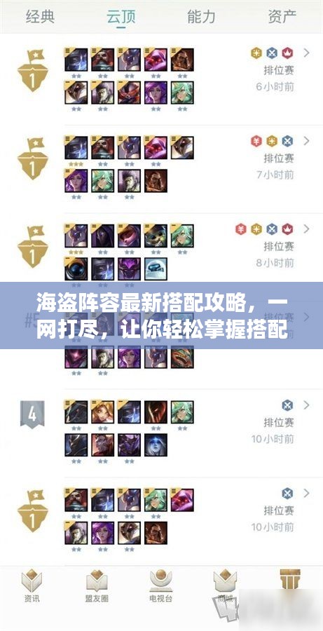 海盜陣容最新搭配攻略，一網(wǎng)打盡，讓你輕松掌握搭配技巧！