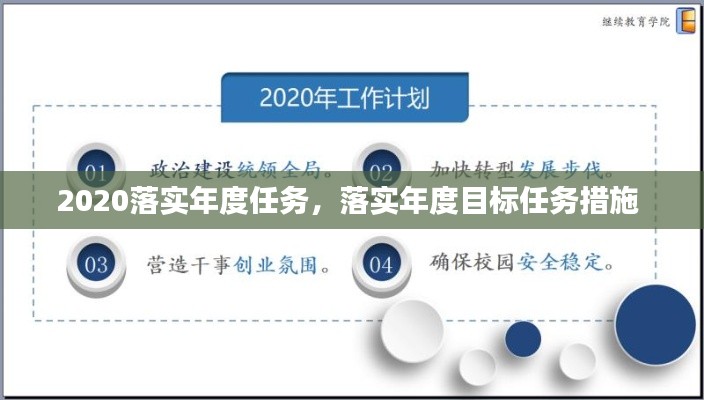 2020落實(shí)年度任務(wù)，落實(shí)年度目標(biāo)任務(wù)措施 