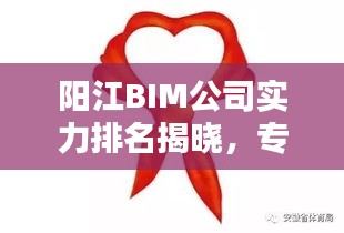 陽江BIM公司實力排名揭曉，專業(yè)優(yōu)質(zhì)服務(wù)引領(lǐng)行業(yè)！