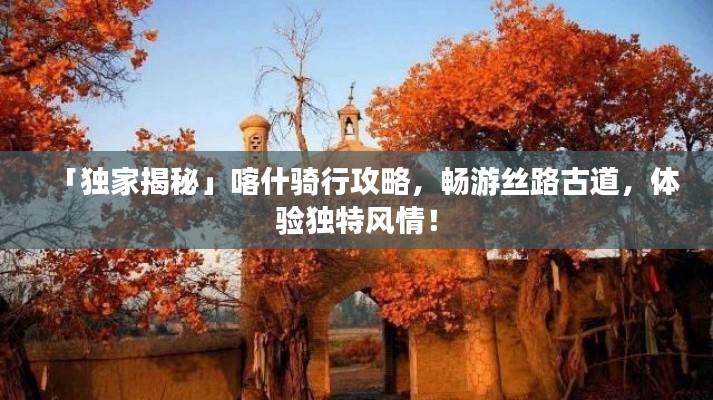 「獨家揭秘」喀什騎行攻略，暢游絲路古道，體驗獨特風情！