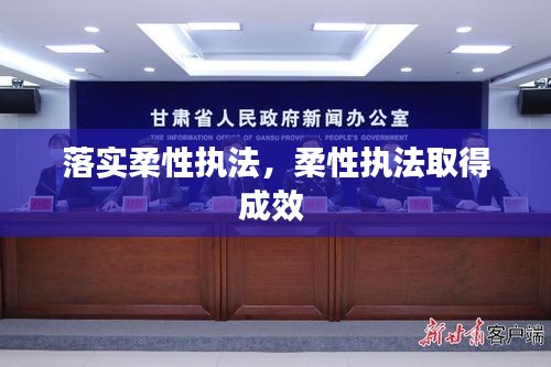 落實柔性執(zhí)法，柔性執(zhí)法取得成效 