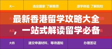 最新香港留學(xué)攻略大全，一站式解讀留學(xué)必備指南！