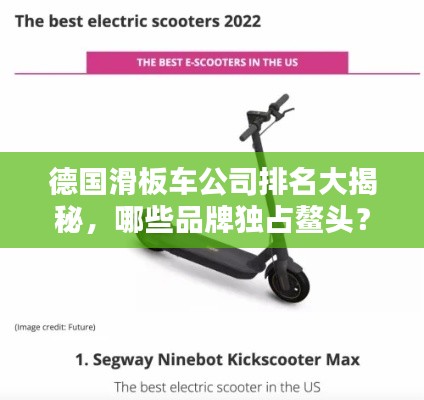 德國滑板車公司排名大揭秘，哪些品牌獨占鰲頭？