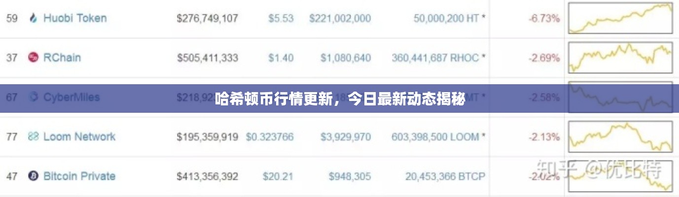 哈希頓幣行情更新，今日最新動態(tài)揭秘