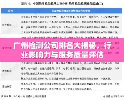廣州檢測公司排名大揭秘，行業(yè)影響力與服務質(zhì)量評估
