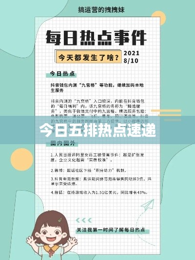 今日五排熱點速遞